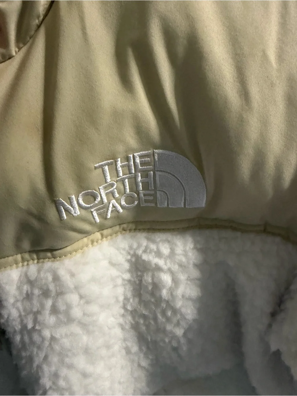 The North Face High Pile Nuptse Gardenia White/Gravel